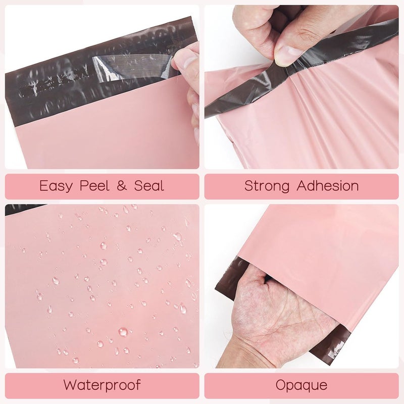 CJZMBSTY Disposable Sanitary Bags for Feminine Products, Pack of 100, Self-Adhesive Sealing, Odor Reducing, Discreet Disposal of Pads, Tampons, Liners (Pink) - Image 3